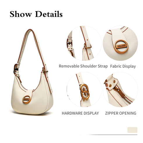 Hobo Summer Handbag - White